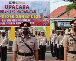 Kapolres Muba Pimpin Sertijab Kapolsek Sanga Desa