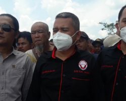Ribuan Warga 3 Desa Kawal Pemeriksaan Setempat Sengketa Lahan Plasma PT.Pinang Witmas  Sejati Dengan Warga.