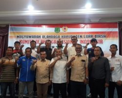 Marjoni Terpilih Aklamasi Ketua Koni Muba Periode 2022-2026.