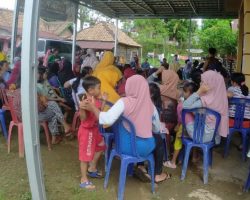 Gerak Cepat Desa Sungai Dua vaksinasi Boster Alhamdulillah Antusias Warga Cukup Tinggi