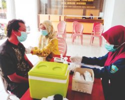 Sebanyak 70 Warga Desa Berlian Makmur Antusias Ikuti Vaksin Covovax