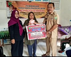 Pemerintahan Desa Bukit Sejahtera Salurkan BLT DD 106 KPM Tahap 2 Anggaran Tahun 2022 Tetap Mematuhi Prokes.