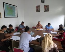 Babinsa Koramil 401-03/Sekayu Monitoring Rapat Pembahasan Panitia Pelaksana Seleksi Calon Paskibraka Tingkat SMA