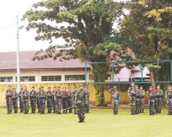 Kodim 0401/Muba Gelar Upacara Mingguan Setiap Hari Senin