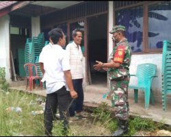 Babinsa Koramil 401-03/Sekayu Giat Komsos Serta Sosialisasi Karhutlah Di Desa Epil