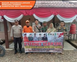 Babinsa Koramil 401-03/Sekayu Patroli Karhutlah Kecamatan Sungai Keruh