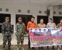 Babinsa Koramil 401-03/Sekayu Patroli Karhutlah Desa Lais Serta Desa Petaling