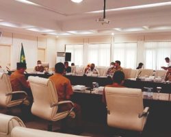 Babinsa Koramil 401-03/Sekayu Monitoring Rapat Koordinasi Pengawasan Pengendalian Inflasi Daerah Secara Virtual