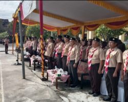 Babinsa Koramil 401-03/Sekayu Monitoring HUT Pramuka ke 61