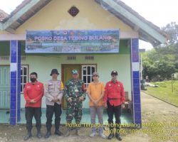 Babinsa Koramil 401-03/Sekayu Patroli Terpadu Penanggulangan Karhutlah Desa Tebing Bulang