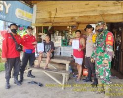 Babinsa Koramil 401-03/Sekayu Patroli Terpadu Kecamatan Sungai Keruh Penaggulangan Karhutlah