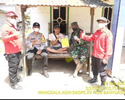 Babinsa Koramil 401-03/Sekayu Giat Patroli Terpadu Sungai Keruh Penanggulangan Karhutlah