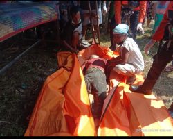 Babinsa Koramil 401-03/Sekayu Monitoring Korban Tenggelam di Desa Rantau Kroya