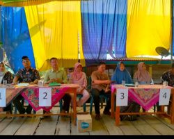 Babinsa Koramil 401-03/Sekayu Monitoring Penyampaian Visi Misi Calon Kepala Desa Setia Jaya