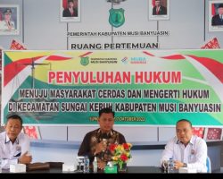 Pemerintahan Kecamatan Sungai Keruh Dan Desa Ikuti Meeting Zoom Bersama Bupati Serta Penyuluhan Hukum