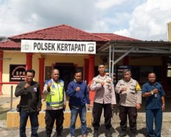 Wartawan TVONLINE Biro Kota Palembang Sambangi Polsek Kertapati