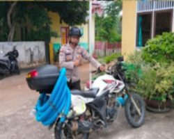 Belalang Tempur Polsek Sanga Desa Cegah Karhutlah