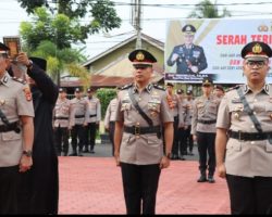 Kapolres Muba Pimpin Sertijab Kasat Intelkam Serta Kapolsek Bayung Lencir