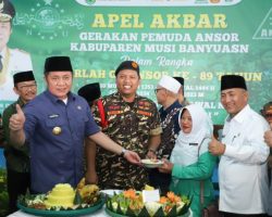 Seribu Banser di Muba Dapat Wejangan dari Gubernur HD dan Pj Bupati Apriyadi