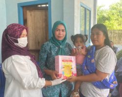 Pemdes Bukit Selabu Mengadakan Kegiatan Posyandu