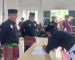 Ketua Umum Ikatan Pencak Silat Indonesia Kabupaten Muba Lantik Dan Kukuhkan Pengurus Ranting