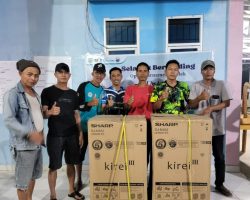 Pasangan Sapar-Marwan berhasil menjuarai Turnamen Gaplek PWI Muba 2023