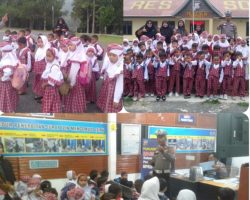 Satlantas Polres Solok Tanamkan Tertib Berlalu Lintas Semenjak Dini Pada Pelajar