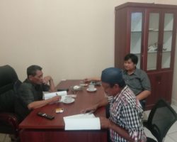 DR Muchammad Yustian Yusa S.S.,M.Si Sambangi Kantor PWI Muba