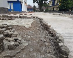 CV Adevia selaku Pelaksana Pekerjaan Penataan Perkantoran UPTD Muba diduga Melaksanakan Pekerjaan Cor Beton Tidak Sesuai RAB dan Spesifikasi Tekhnis