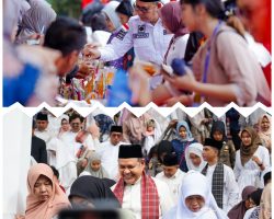 Batagak Gala Datuak Tanali Nagari Talang, Bupati Epyardi Asda Berbagi Zakat