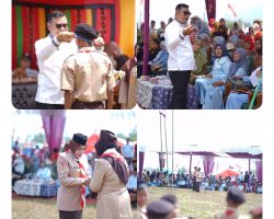 Jambore Ranting Gerakan Pramuka Kwartir Ranting Kec. Junjung Sirih resmi di buka oleh Bupati Solok