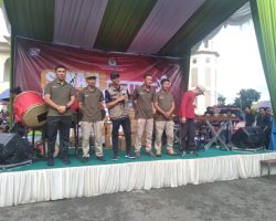 Ribuan Masyarakat Kabupaten Solok Ikuti Gebyar Senam Massal Bertajuk Senam Sehat Menuju Pemilu Damai 2024