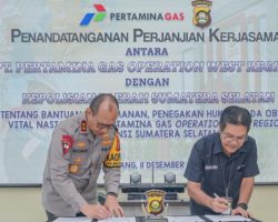 Sinergi Pertagas dengan Polda SumSel, dalam Penanganan Praktik Illegal Tapping