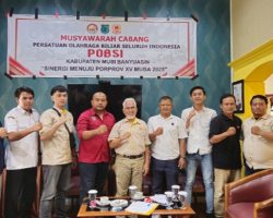 Saputra Candra Lesmana Terpilih Ketua Persatuan Olahraga Billiar Seluruh Indonesia (POBSI) Muba Tahun 2024-2028