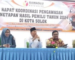 Pastikan Pemilu Lancar, Bawaslu Kota Solok Gelar Rakor Pengawasan Penetapan Hasil Pemilu 2024