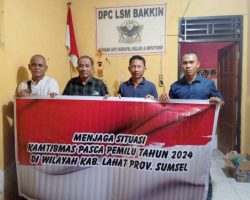 Silahtuhrahmi Direktorat Dit Intelkam Polda Sumsel Bersama DPC LSM BAKKIN Kab. Lahat Dan Awak Media