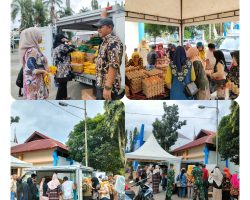 Antisipasi Kenaikan Bahan Pokok, Pemkab Solok Gelar Operasi Pasar di Depan Islamic Center Koto Baru