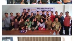 M. Syarif Hidayatullah Askolani Jasi bersama tim pemenangan mengambil berkas pencalonan Bakal Calon Bupati Banyuasin Untuk Pilkada Banyuasin 2024.