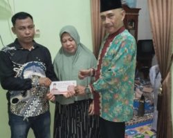Yulius Maulana ST, Hadir dan Berikan Bantuan Untuk Keluarga Memperingati 40 Hari Rasidi Bin Rohman