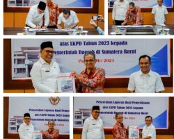 Maksimal Atas Laporan Hasil Pemeriksaan Terhadap LKPD Tahun 2023, Kabupaten Solok Raih Opini  WTP,  “7  Kali Berturut – Turut”