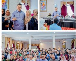 Bupati Solok Menerima Kunjungan Silaturahmi dan Audiensi Mahasiswa PMM4 Inbound UNP