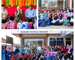 Ketua TP-PKK Kabupaten Solok Me-Launching Pustaka Nagari Sungai Nanam