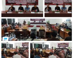 KPU Kabupaten Solok Sumbar, Gelar Rakor Pencalonan Bupati dan Wakil Bupati Solok