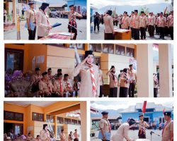 Upacara Hari Pramuka Nasional Ke-63 Tahun 2024 Dipusatkan di Kecamatan Hiliran Gumanti