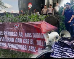 Anggota DPR RI Dapil Sumsel I Diduga Terima Aliran Dana CSR BI, GAASS Unjuk Rasa Ke KPK