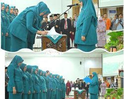 Ketua TP PKK Provinsi Sumatera Barat, Lantik Ny Kurnia Jon Firman Pandu Menjadi Ketua TP PKK Kab. Solok