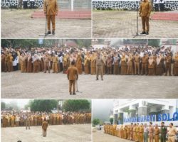 Upacara Peringatan Hari Amal Bhakti yang ke 79 Tahun 2025 di Kabupaten Solok Berlangsung Maksimal