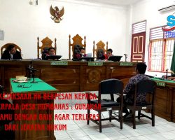Kades Sibongkare Divonis Penjara  ll Tahun Vlll Bulan