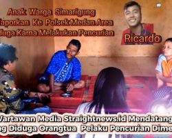 Anak Warga Desa Simarigung Diduga Lakukan Pencurian  Di  Medan