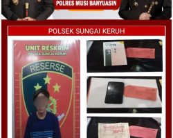 Polsek Sungai Keruh Tangkap Pelaku Pencurian dengan Pemberatan, Kerugian Capai Rp10 Juta